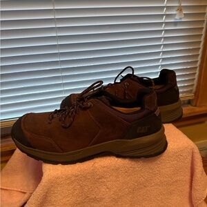 Brown Men's Low-Top Work Sneakers